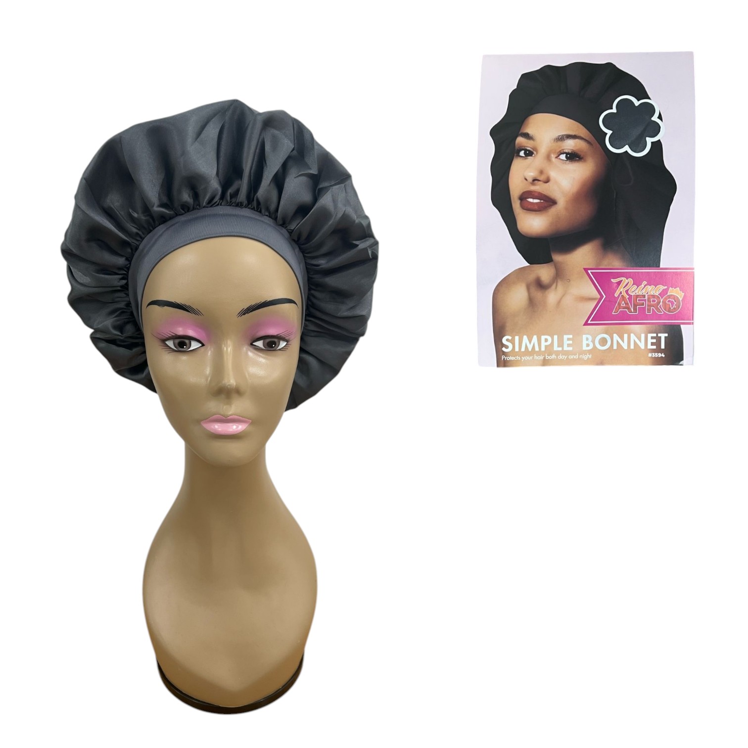 R.A Simple Bonnet  Cinza